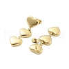 304 Stainless Steel Stud Earrings EJEW-S226-10G-01-3