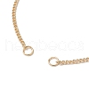 2Pcs 2 Colors 304 Stainless Steel Curb Chain Bracelet Slider Making AJEW-JB01244-3