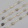 Handmade Natural Labradorite Beaded Chains CHC-I031-11F-4