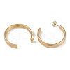 PVD Vacuum Plating 201 Stainless Steel C-Shaped Stud Earrings EJEW-I309-41G-2