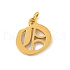 Ion Plating(IP) 304 Stainless Steel Charms STAS-I010-01G-O-1