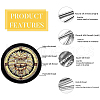 BENECREAT 40g Round Copper Craft Wire CWIR-BC0001-28S-6