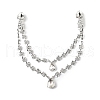 Alloy Rhinestone Hair Chain OHAR-M044-02B-S-1