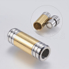 304 Stainless Steel Magnetic Clasps with Glue-in Ends STAS-F139-074G-1