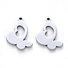 Tarnish Resistant 304 Stainless Steel Pendants STAS-N092-90-2