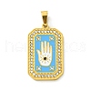 Ion Plating(IP) 304 Stainless Steel Pendants STAS-C101-08G-09-1