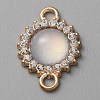 Alloy Crystal Rhinestone Connector Charms ALRI-TAC0001-19L-1
