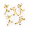 Alloy Letter Pendants PALLOY-X0037-68G-2