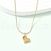 304 Stainless Steel Pendant Necklaces for Women NJEW-U040-02B-G-1