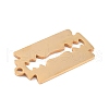 Ion Plating(IP) 201 Stainless Steel Pendants STAS-K003-09G-3