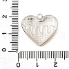 304 Stainless Steel Pendants STAS-M123-03D-PG-3