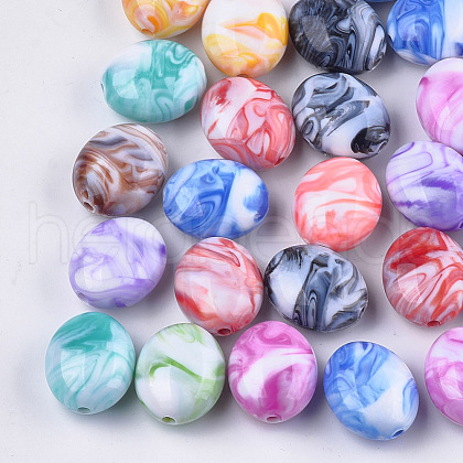 Acrylic Beads OACR-S031-01-1