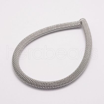 Tarnish Resistant 304 Stainless Steel Bracelets Chains STAS-F087-P-1