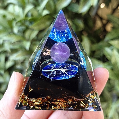 Orgonite Pyramid Resin Energy Generators PW-WG9C4FA-01-1