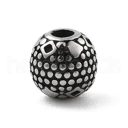 316 Surgical Stainless Steel Beads STAS-S173-19AS-1
