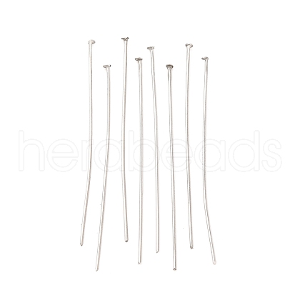 Tarnish Resistant 304 Stainless Steel Flat Head Pins STAS-E023-0.6x40mm-1