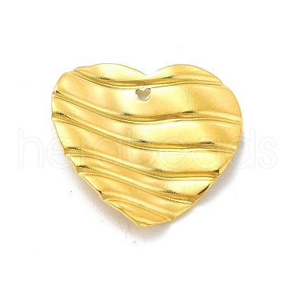 Ion Plating(IP) 201 Stainless Steel Pendants STAS-G296-09G-1