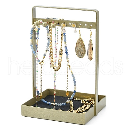 Iron Jewelry Display Stands with Trays ODIS-M005-01A-1