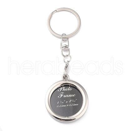 Zinc Alloy Keychain Cabochon Settings KEYC-B040-01P-1