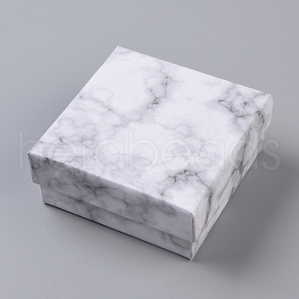 Cardboard Jewelry Boxes CBOX-WH0003-08C-1