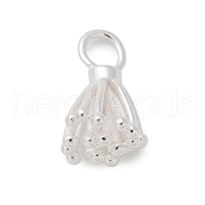 925 Sterling Silver Dandelion Flower Charms STER-D300-25S-1