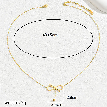 Fashionable Sweet Butterfly Pendant Necklace for Women Daily Vacation Gift VP4217-2-1