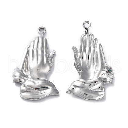 Non-Tarnish 304 Stainless Steel Pendants STAS-P324-10P-1