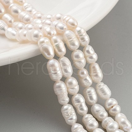 Natural Cultured Freshwater Pearl Beads Strands PEAR-P062-06B-1