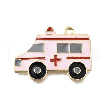 Medical Theme Alloy Enamel Pendants FIND-G090-02G-03-1