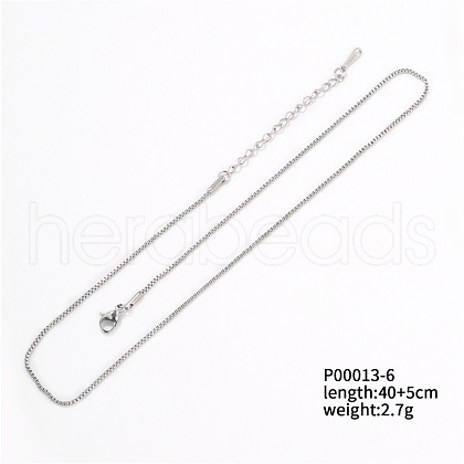 Fashionable Stainless Steel Lightweight Chain Necklace for Clothing and Accessories TK5574-4-1