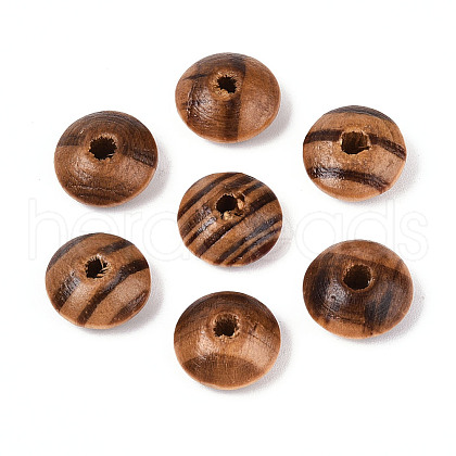 Pine Wood Beads WOOD-N018-01B-1