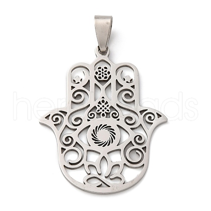 201 Stainless Steel Pendants STAS-V013-16P-1