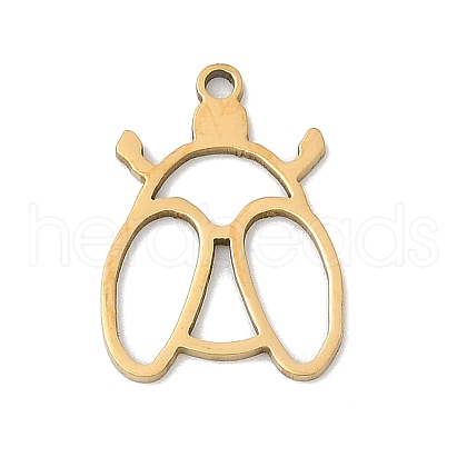 201 Stainless Steel Pendants STAS-F316-09G-1