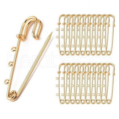 Iron Brooch Findings X-KK-S345-025-1-1