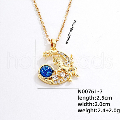 Stylish Hollow Brass & Resin Pendant Necklaces for Daily and Party Wear MX3705-6-1