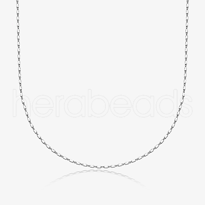 925 Sterling Silver Link Chain Necklaces EJ2248-6-1