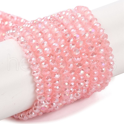Baking Electroplate Glass Beads Strands DGLA-A039-J2MM-B08-1