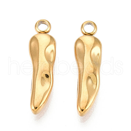 304 Stainless Steel Pendants STAS-T065-77G-1