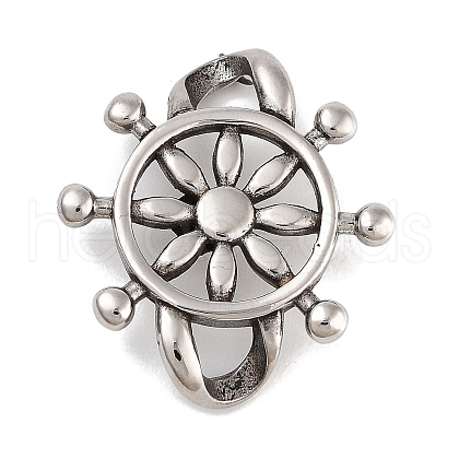 Retro 304 Stainless Steel Helm Links STAS-L274-012AS-02-1