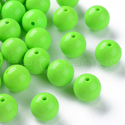 Opaque Acrylic Beads X-MACR-S370-C20mm-23-1