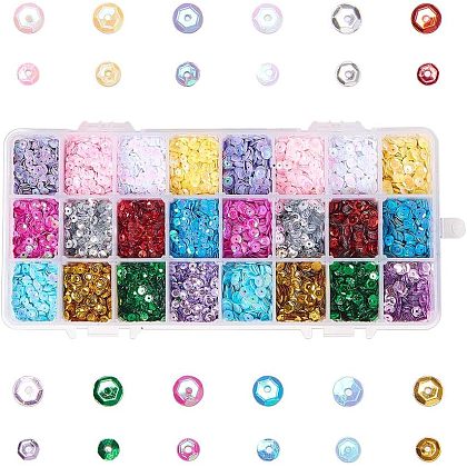 Plastic Paillette Beads PVC-NB0001-02-1