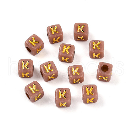 Plating Acrylic Beads OACR-N140-01B-K-1