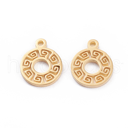 304 Stainless Steel Charms STAS-I151-35G-1