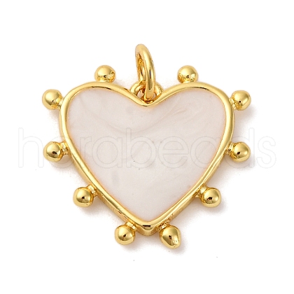 Brass Enamel Pendants KK-I276-20G-1