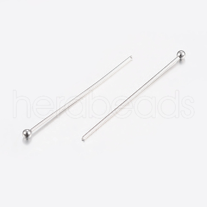 Tarnish Resistant 304 Stainless Steel Ball Head Pins X-STAS-K172-30P-05-1