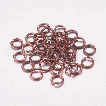 Eco-Friendly Brass Jump Rings KK-M165-5mm-03R-RS-1