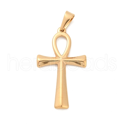 304 Stainless Steel Big Pendants STAS-L206-06G-1