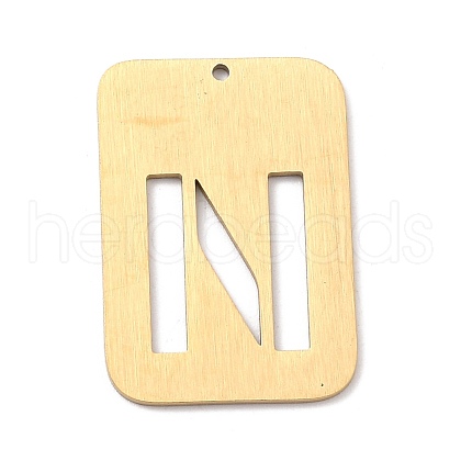 Ion Plating(IP) 304 Stainless Steel Pendants STAS-K216-49N-G-1