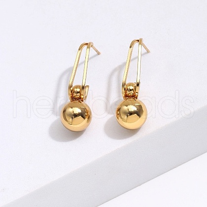 304 Stainless Steel Dangle Stud Earrings JK7797-1