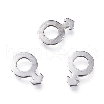 Tarnish Resistant Smooth 304 Stainless Steel Charms STAS-M281-04P-1